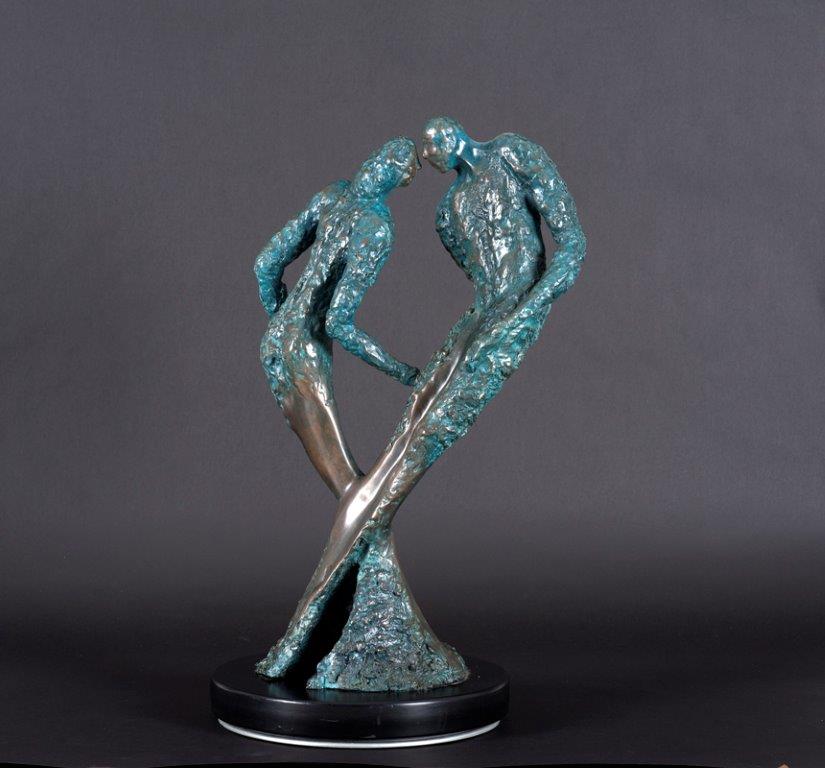 22. Dancing Couple  | Bronze | 70x40 cm. 28x16 in.