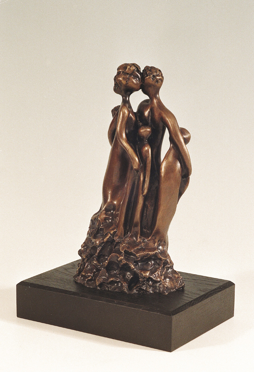 12. Togther  | Bronze | 27x14 cm. 11x5 in.