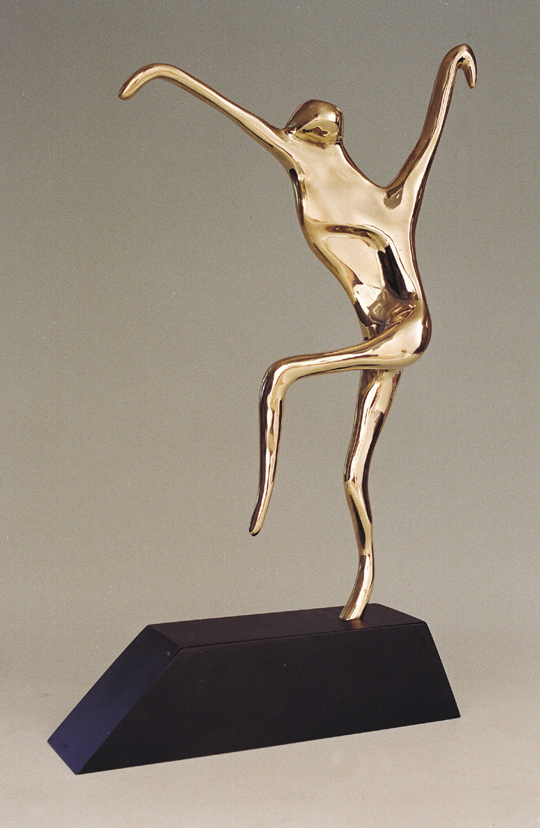 11. A Dancer  | Brass | 40x23 cm. 16x9 in.