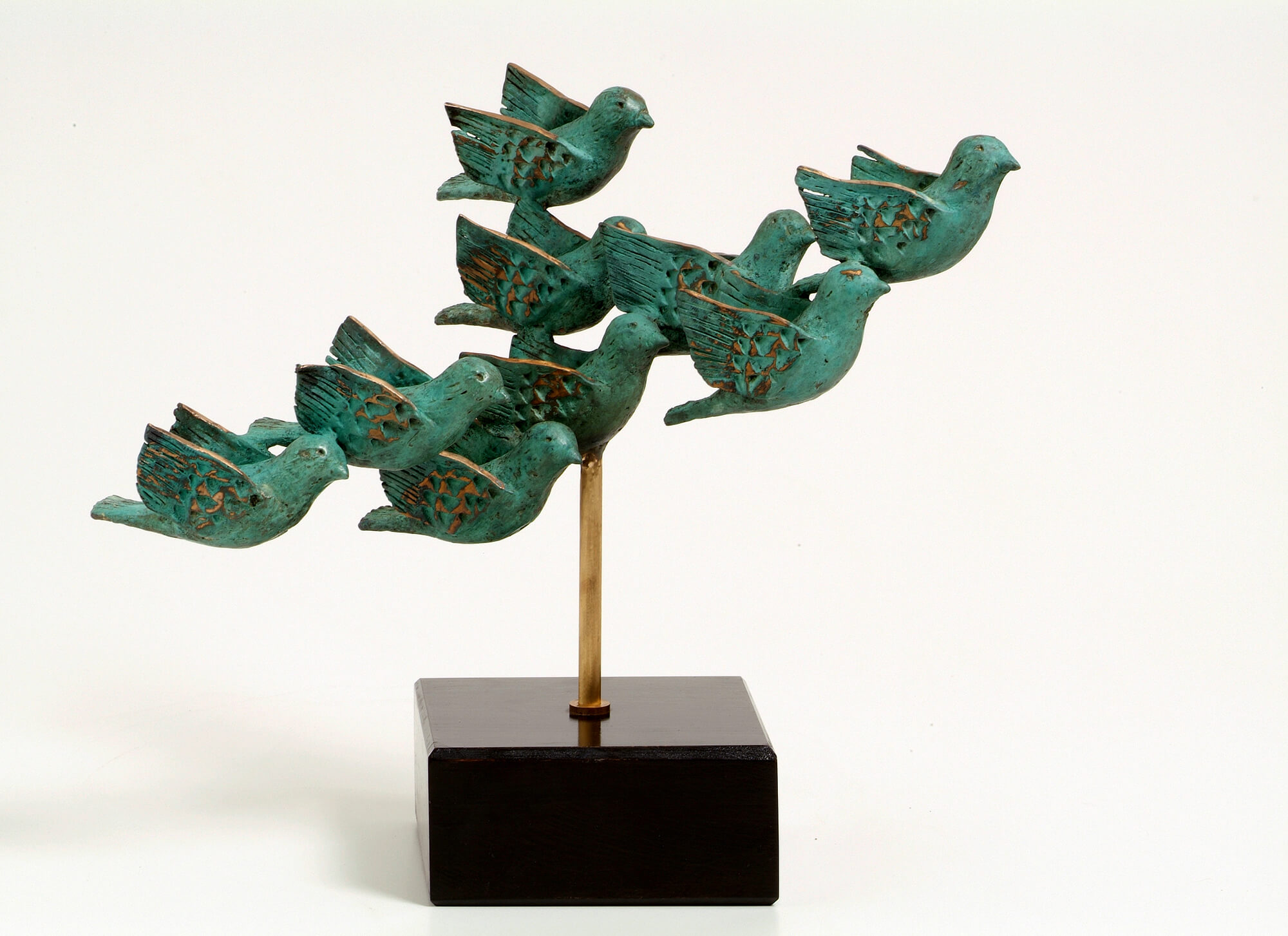 37. The Flock | Bronze | 43x36 cm. 17x14 in.